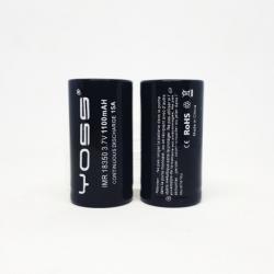 Accu 18350 15A - 1100 mah - Yoss